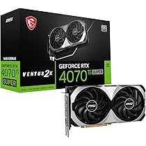 グラフィックボード・グラボ・ビデオカード MSI GeForce RTX 4070 Ti Super OC Edition Amazon | MSI Gaming RTX 4070 Super 12G Gaming X Slim MLG